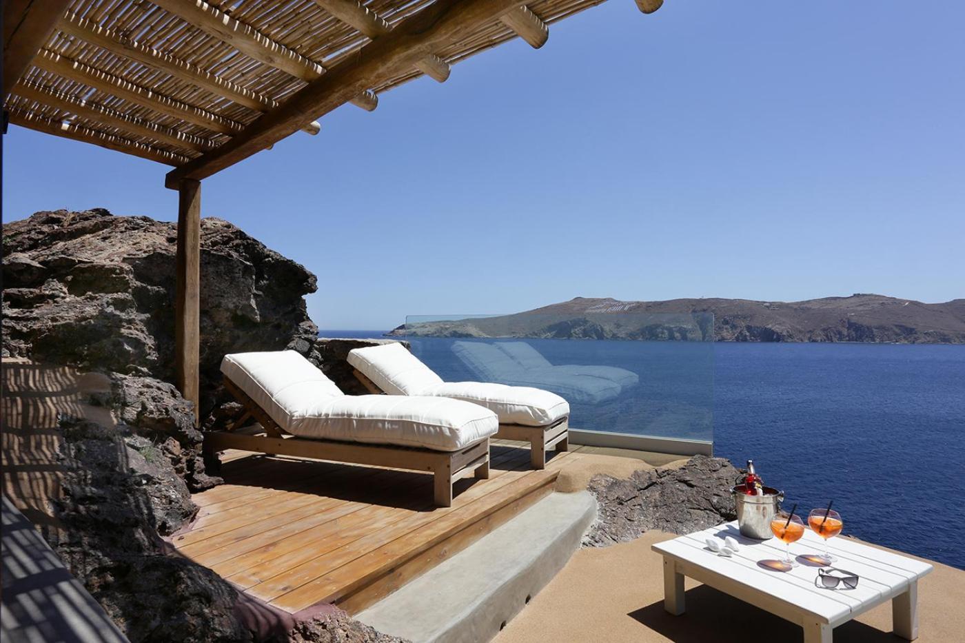 Albatros Club Mykonos 호텔 Panormos  외부 사진