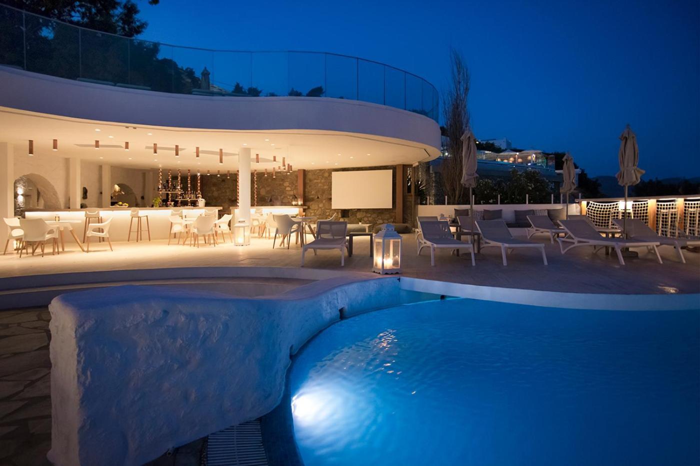 Albatros Club Mykonos 호텔 Panormos  외부 사진